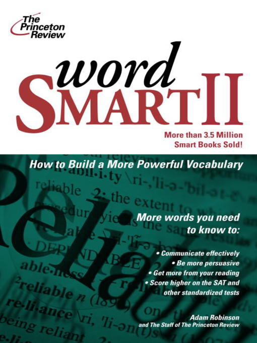 Title details for Word Smart II by Princeton Review - Available